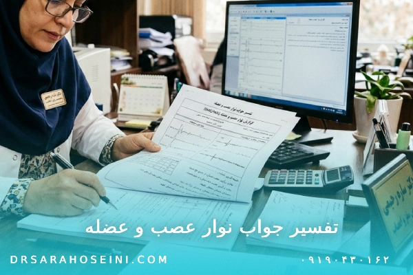 تفسیر جواب نوار عصب و عضله